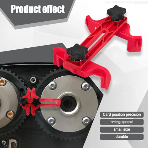 Car Dual Camshaft Clamp, Car Engine Timing Belt Sprocket Gear Locking Tool Kit, Anti-Slip Cam Gear Clamp and Holder Set, Universal Car Accessories Cam Bearing Tool Kit Fit for Most Cars