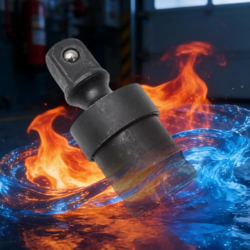 1/2 Inch Drive Impact Universal Joint Socket Adapter Extension Bar 360 Degree Swivel Wobble Socket for Air Ratchet Wrench Tools