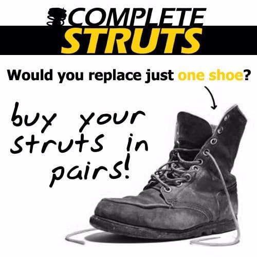 COMPLETESTRUTS - Front Quick Complete Strut Assemblies with Coil Springs Replacement for 2002-2007 Mercedes C230 RWD - Set of 2