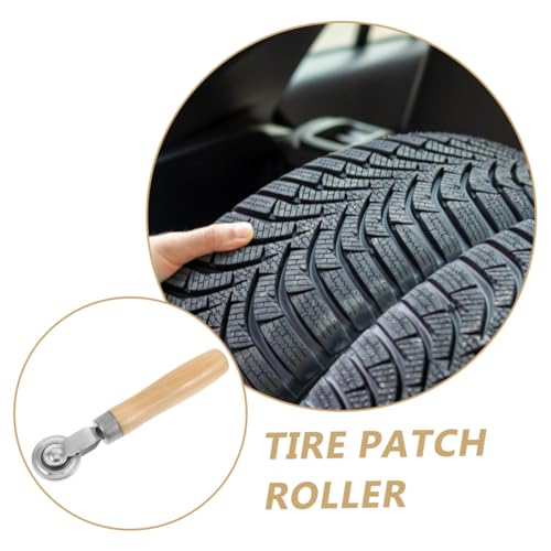 2pcs Tire Patch Roller Kit Ergonomic Tire Repair Tool for Cars Motorcycles Handle for Secure Repairs
