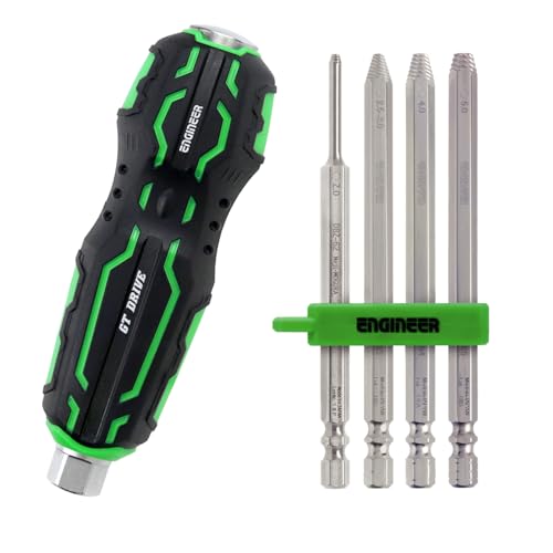 ENGINEER Socket Screw Extractor Set with Handle DZ-74