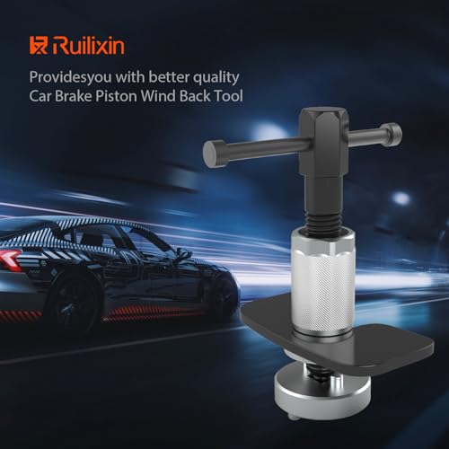 Car Brake Caliper Compression Tool, Car Rear Brake Pad Wind Back Tool, Heavy-Duty Brake Pad Spreader Suitable for Cars & Trucks Brake Pads and Reset Pistons