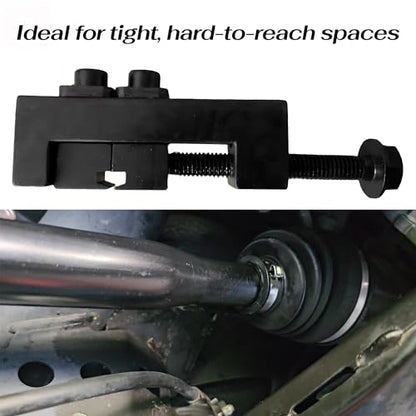CV Boot Clamp Pliers, Single Ear Hose Drive Shaft CV Axle Boot Clamp Removal and Installation Tool, Adjustable Jaw, Fits Toyota Lexus Subaru more, OEM 09521-24010