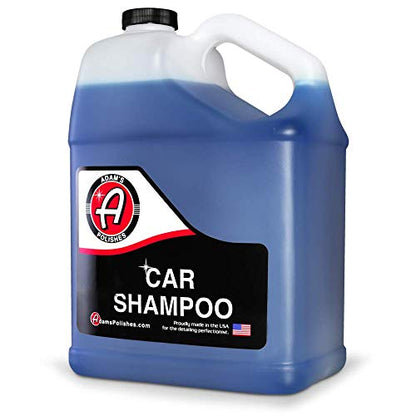 Adam's Polishes Car Wash Shampoo (Gallon) - pH Best Car Wash Soap For Snow Foam Cannon or Gun For Pressure Washer & 5 Gallon Bucket, Powerful Safe Spot Free Cleaning Liquid Auto Detergent - size: 128 Fl Oz (Pack of 1)