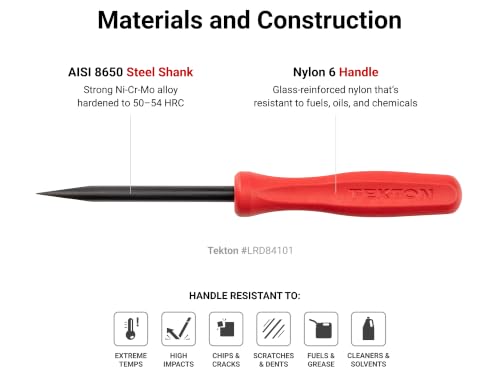 TEKTON 5/32 Inch Mini Pry Bar Set (3-Piece) | LRD90804 | Made in USA - size: 5/32 Inch 3-Piece Set