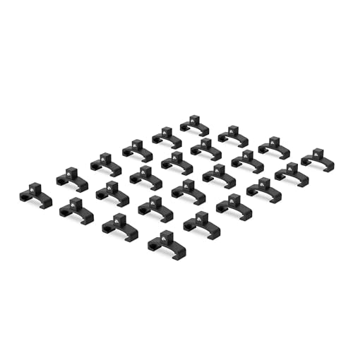 Olsa Tools Black Spring-Loaded Ball Bearing Socket Clips - 24-Pack (1/4-Inch) - Compatible with Olsa Socket Holders - Part: 1135 - color: 1/4-inch Drive, Black