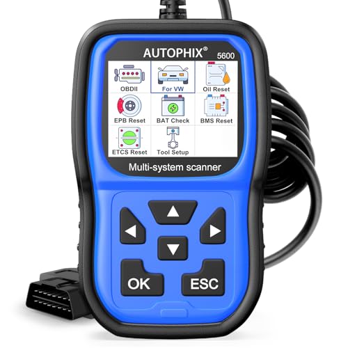 AUTOPHIX 5600 OBD2 Scanner fit for VW Audi, Full System VAG Diagnostic Tool with Oil Reset, EPB, Battery Registration, TPMS, No App or Subscription