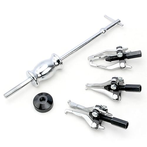 3 Jaw Gear Bearing Slide Puller Set Pulling Out Gears Bearings Tool Set Universal Internal External Gear Pulley Puller Metal Material Portable
