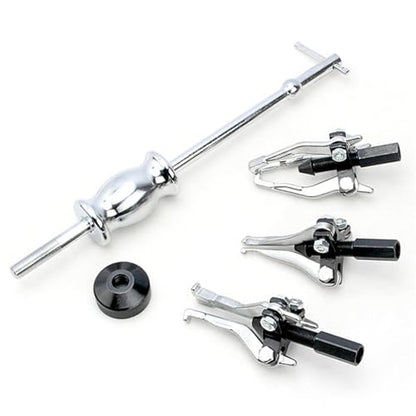3 Jaw Gear Bearing Slide Puller Set Pulling Out Gears Bearings Tool Set Universal Internal External Gear Pulley Puller Metal Material Portable