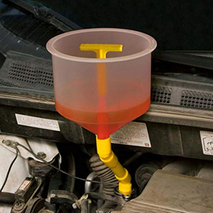 Lisle 24680 Spill-Free Funnel, Standard Adapters, 11 x 7 x 7 inches - style: Standard Adapters