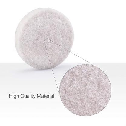 2Inch Car Felt Polishing Buffing Pad, 8pcs Polishing Sanding Discs, Felt Polishing Wheel with Towel, 3mm Shank Backing Pad for Rotary Tools to Polish Glass and Metal (2 Inch Sets 1)