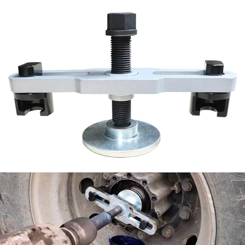 Hub Removal Tool, Universal Hub Puller for Commercial Trucks, Heavy Duty Drive Axle Hub Bearing Puller, Designed for Semi-Trailers Suitable for Class 6-8 Trucks and Equipment.