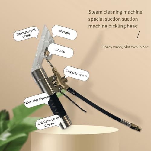Car Carpet Extractor,Extractor Hand Tool with Viewing Window,Extractors Upholstery and Auto Detailing Hand Wand,Most Portable Carpet Attachment