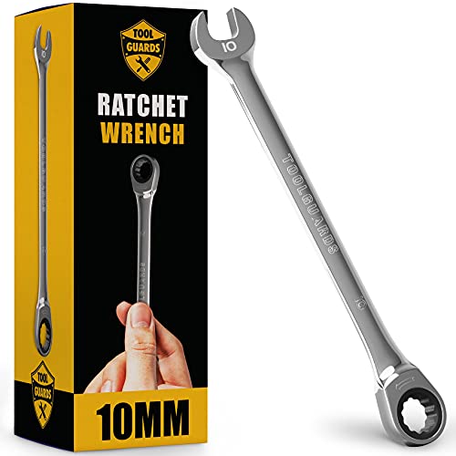 Ratcheting Wrench - Slim Profile - Ratchet Wrench, 10 mm Wrench - size: 10 MM - 2 PIECES