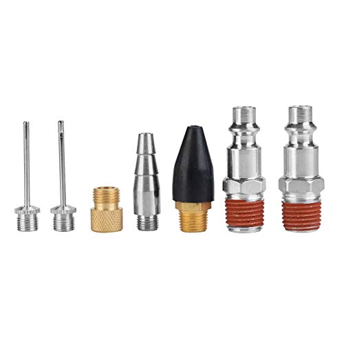 ZJchao 20-Pcs Fittings Kit - Dual Purpose Pneumatic Tools for & Blowing, Versatile Automotive Accessory Set
