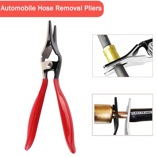 Automobile Hose Remover Pliers - Car Fuel and Vacuum Line Tube Hose Remover - Separator Pliers Pipe Repairing Tool - color: Hose Remover Pliers