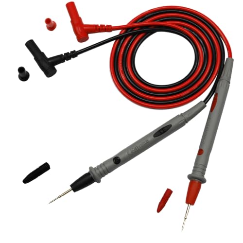 1000V 20A Multimeter Leads, Ultra-Sharp Gold-Plated Probes, Silicone Meter Leads for Fluke, Klein, AstroAI Multimeter and Automotive Testing(40.5in)