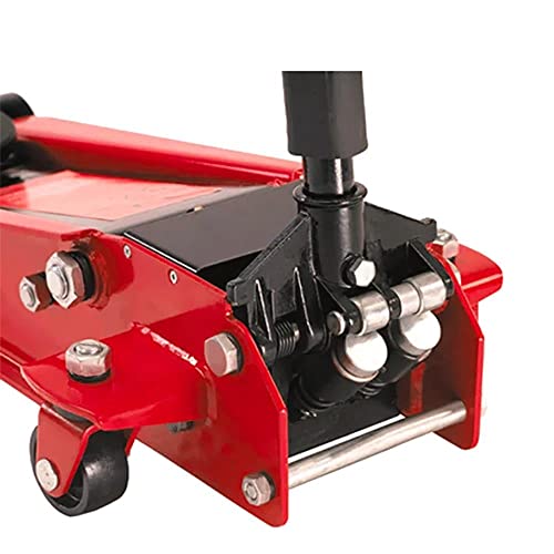 AFF 2 Ton Professional Heavy Duty Steel with 2 Piece Handle, Low Profile, Quick Lift Turner Service Floor Jack, 202T - style: Floor Jack with 2 Piece Handle