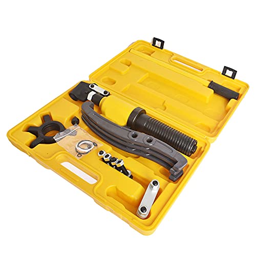 waltyotur 5T Hydraulic Gear Puller 3 Jaw Puller Set Hydraulic Bearing Puller 3 in 1 Pump Oil Tube Drawing Machine Wheel Bearing Pulling Separator