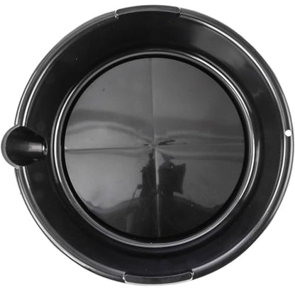 JEGS Drain Pan | 7 Quart Capacity | 13.5in.x 11in.x 4in.| Black | Plastic | For Oil, Transmission & Differential Fluid, And Coolant Collection As Well As Other Uses