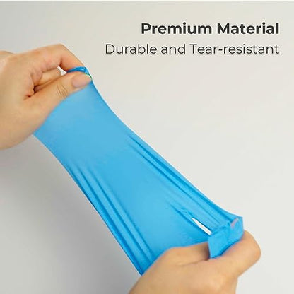 Karat Vinyl Powder-Free Gloves (Blue) - Case of 1000 (Small) - color: Blue, size: Small