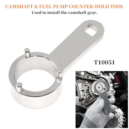 Camshaft Timing Belt Tool Kit, Replaces T10051 | Compatible with VW Audi VAG Golf Seat Tiguan 1.6 2.0 TDI Diesel Engine, with Carrying Case - size: Model B