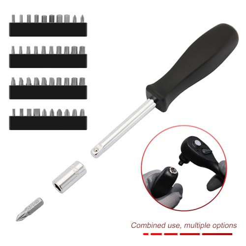 EMENTOL 109-Piece 3/8" Drive Socket Set, SAE (5/16"-15/16") & Metric (6mm-24mm), Deep & Shallow, with Ratchet Wrench, Extension Bars, Spark Plug Sockets, Universal Joint, Power Drill Adapter, Bits - size: 3/8" 109pcs