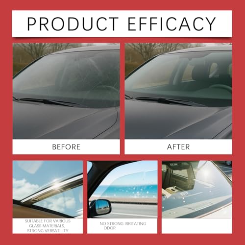 Glass Scratch Remover Kit, Windscreen Scratch Repair for Car Windshield, Home Glass Polishing Powder Compound, Removes Scratches, Swirls, Water Spots from Windows Mirrors (4Pcs) - color: 4Pcs