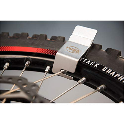 Tusk Motorcycle Tire Bead Tool – Heavy-Duty Tire Changing Tool for Front and Rear Tires, Durable Steel Construction, Compact for Shop or Trail Use