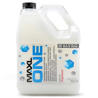 MAXLONE™ Car Spray with Triphene® All Purpose Waterless Detailer 1 Gallon | Quick Spray & Wipe, Clean, Shine, Protect Paint, Glass, Wheels, and Trim Without Pre-Washing (1 Gallon) - style: 1 Gallon