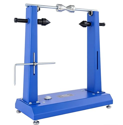 Motorcycle Wheel Balancer & Truing Stand, Heavy-Duty Static Tire Balancing Tool with Precision Bearings & Adjustable Cones, Fits Dirt Bike, Sport Bike & Motorcycle Wheels up to 35”