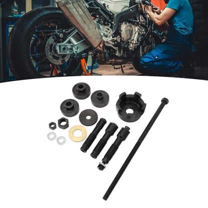 14Pcs Wheel Bearing Puller Tool Kit, Professional Wheel Bearing Remover and Installer Set, Efficient Labor Saving Multifunction for 0.75in 1in 25mm Bearings, Durable Metal Construc