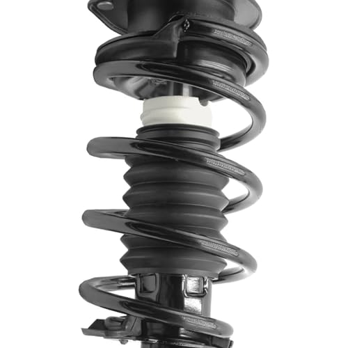 Detroit Axle - 2 Front Struts for 2011-2016 Mini Cooper Countryman Paceman without Sport Suspension 2012 2013 2014 2015, Complete Struts with Coil Spring Assembly Replacement Shocks - size: 11965_11966/PAIR