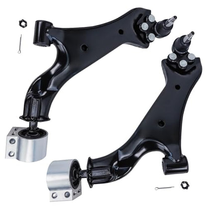 Detroit Axle - 4pc Front End Control Arms Kit for 10-17 Chevrolet Equinox GMC Terrain, 2 Lower Control Arms w/Ball Joint 2 Sway Bars 2010 2011 2012 2013 2014 2015 2016 2017 Replacement - size: 4CS48200/4PC