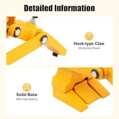 Hydraulic Tire Bead Breaker 10000PSI Pneumatic Tire Tool 10-Ton Separation Force Heavy-Duty Steel Tire Change Repair Bead Breaker Tool for Farm Tractors Buses Lawn Mowers ATV