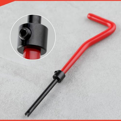 30 Piece M6 x 1.0mm Thread Repair Kit with HSS Drill Bit, M6 Metric Thread Repair Insert Kit, Portable Rethreading Tool Kits, Compatible Hand Tool Set for Auto Damaged Threads Repairing - size: M6 x 1.0mm