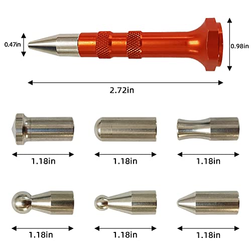 CYGOODS 22 Pcs Car Dent Repair Rods, Hard Spring Steel Dent Rods, Dent Repair Tools, Professional Hail Dent Removal Tool for Minor Dents, Door Dings,Hail Damage,Linear Dent and Large Dent