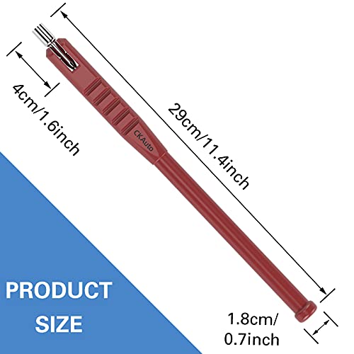 CKAuto Tire Valve Stem Puller/Installer with Tire Valve Core Tool | Repair Tools for Bicycle Car Motorcycle Repair Install Accessory - size: 2 in 1