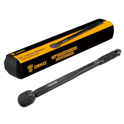DEKOPRO 3/8 Inch Drive Dual-Direction Torque Wrench, 10-80 Ft-Lb & 13.6-108.5 Nm Range, ±4% Precision, 24-Tooth Chrome Vanadium Ratchet, 14.5inches Anti-Slip Matte Handle - style: 3/8 Inch Torque Wrench