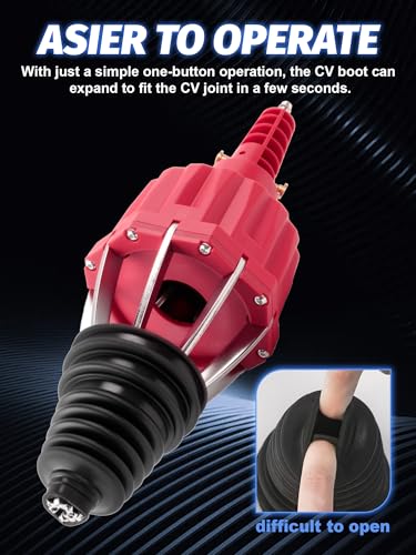 Pneumatic CV Joint Boot Installation Tool with CV Joint Boot | Fit Shaft Size 26mm-34mm Repair Kits Pneumatic CV Joint Boot Expander Tool and 2 sets of CV Joint Boot - size: 2PCS CV Boot & Expander