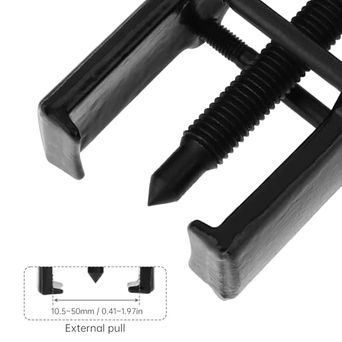 ChgImposs 3 Inch 2-Jaw Gear Puller, Adjustable CR-V Steel Bearing & Gear Separator Tool for Removing Bearings, Pulleys, Flywheels, Auto Mechanic Repair Tool - size: 3 inch