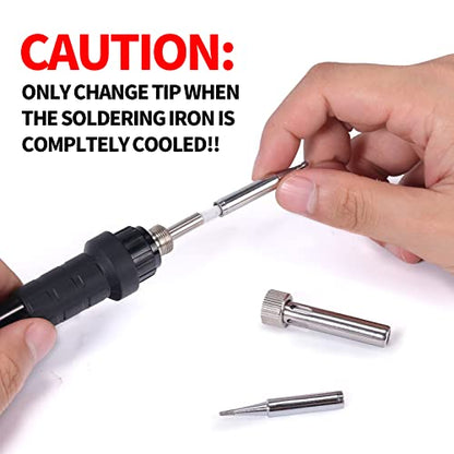 YIHUA 947-III 60W Soldering Iron Kit Temperature Adjustable 428-896°F 2-IN-1 Soldering Kit with Simple Soldering Iron Stand and Cleaning Sponge 110V US Power Plug - style: Basic Style - 2-IN-1 Analog Iron