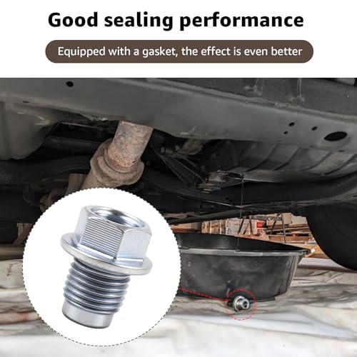 32195AA021 for Subaru Oil Drain Plug Gasket for Forester Crosstrek Ascent | for Subaru Oil Drain Plug 32195AA021 & 803916010 Crush Washer Kit for Subaru 2017-2025 Forester 2016-2025 Crosstrek Ascent