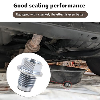 32195AA021 for Subaru Oil Drain Plug Gasket for Forester Crosstrek Ascent | for Subaru Oil Drain Plug 32195AA021 & 803916010 Crush Washer Kit for Subaru 2017-2025 Forester 2016-2025 Crosstrek Ascent