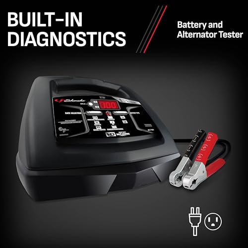 Schumacher Electric 6A Car Battery Charger and 85A Engine Starter, 6-in-1 Solution, Maintainer, 30A Boost, for 6V/12V Power Sport, Automotive, and Marine Batteries, SC1307