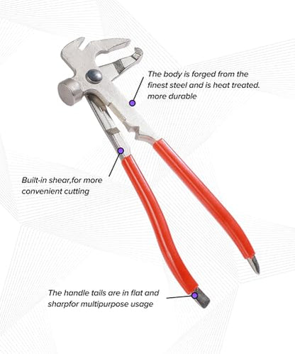 Wheel Balancer,Car Accessories Universal Tire Hammer,Automotive Tire Repair Tools Wheel Weight Pliers,Used to Adjust Clip-on Balancing Wheels Weights,Suitable for Most Cars,SUVs,Trucks