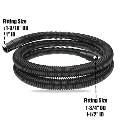 10 Ft Dust Collection Hose Kit with 5 Fittings Ultimatefor Woodworking Power Tools,Home Use and Wet/Dry Shop Vacuums - size: 10FT HOSE KITS