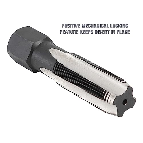 OEMTOOLS 25649 14mm Cylinder Head Rethreaded Kit, Mechanic’s Tool for Rethreading Cylinder Heads, Includes Combination Tap/Reamer, & 3/8", 7/16", 1/2" & 3/4" Inserts, Rethread Aluminum Heads Only - style: M14 Rethreader Kit