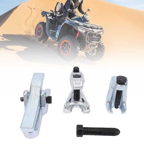 3 Pcs Ball Joint Separator Set, Tie Rod End Extractor Kit with Tie Rod Remover and Press Style Puller, for Front Wheel Drive Vehicles