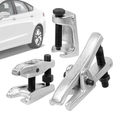 Ball Joint Separator 3-Piece Alloy Universal Automotive Accessories | Car Tie Rod End Remover Ball Joint Puller for Truck RV SUV Sedan Home Garage Workshop Repair